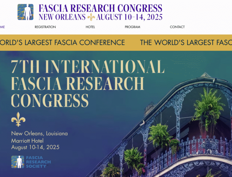 De retour du Fascia Research Congress